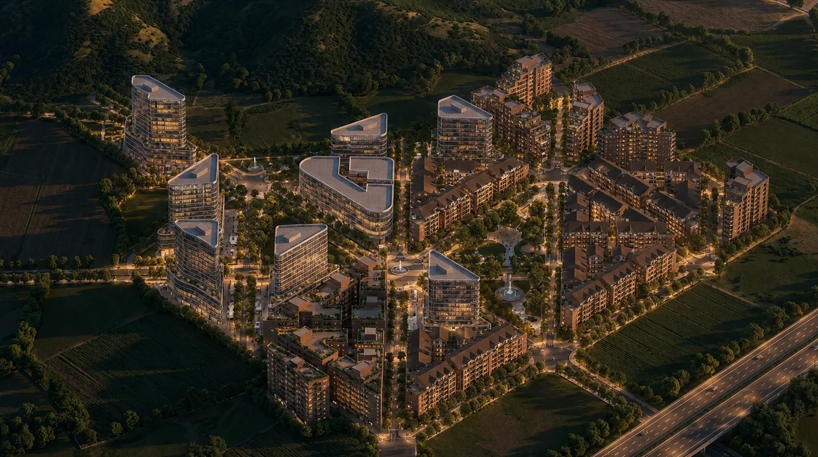 Architectural massing study